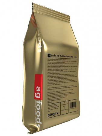 KAWA ROZPUSZCZALNA AGFOODS COFFEE STACCATO 500G