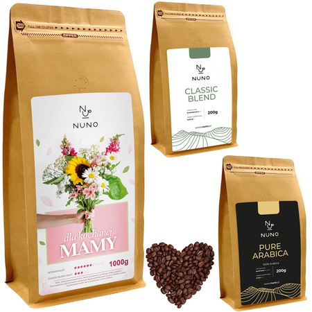 ŚWIEŻO PALONA KAWA NUNO PREZENT DLA MAMY KRAFT 72H