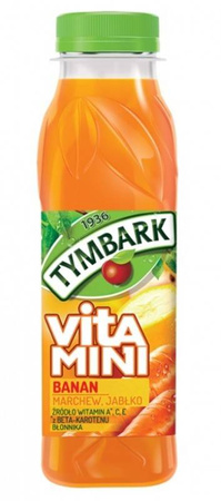 SOK TYMBARK VITAMINI BANAN - MARCHEW - JABŁKO 300ML X 12SZT.