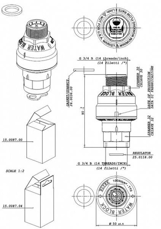 ZAWÓR ELTEK WATERBLOCK AQUASTOP WATER BLOCK