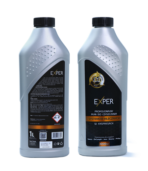 1 L PROFESJONALNY PŁYN DO CZYSZCZENIA SYSTEMÓW MLECZNYCH EXPER
