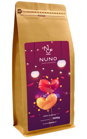 Kawa ZIARNISTA 1kg NA WALENTYNKI ŚWIEŻA 72h OD WYPALENIA