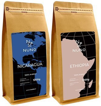 KAWA ZIARNISTA NUNO ETHIOPIA/NICARAGUA 2000 G