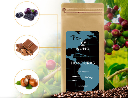 KAWA HONDURAS ŚWIEŻA 100 % ARABICA 2kg ŚWIEŻA 72H OD WYPALENIA