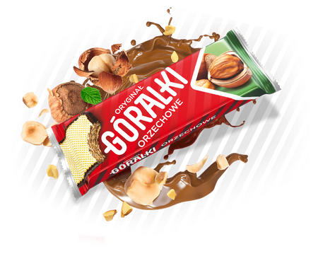 Wafelek Góralki orzechowe 50 g / 36 szt.