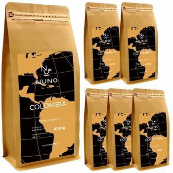 KAWA ZIARNISTA NUNO COLOMBIA 100% ARABICA 6 KG