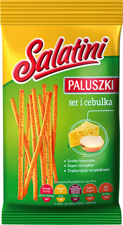 Paluszki Salatini ser i cebulka 40g x 42szt.