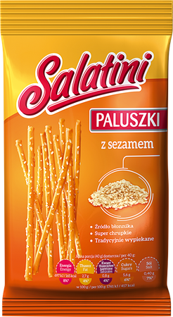 PALUSZKI SALATINI Z SEZAMEM 40G X 42SZT.