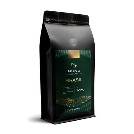 KAWA ZIARNISTA NUNO GOLD LABEL BRASIL 100% ARABIKA 1000G